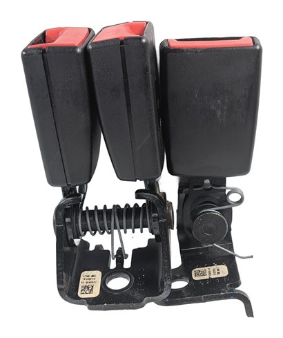 2014 BMW X3 (F25) REAR LEFT/CENTER/RIGHT SEATBELT BUCKLE RECEIVER SET/3 (Black)