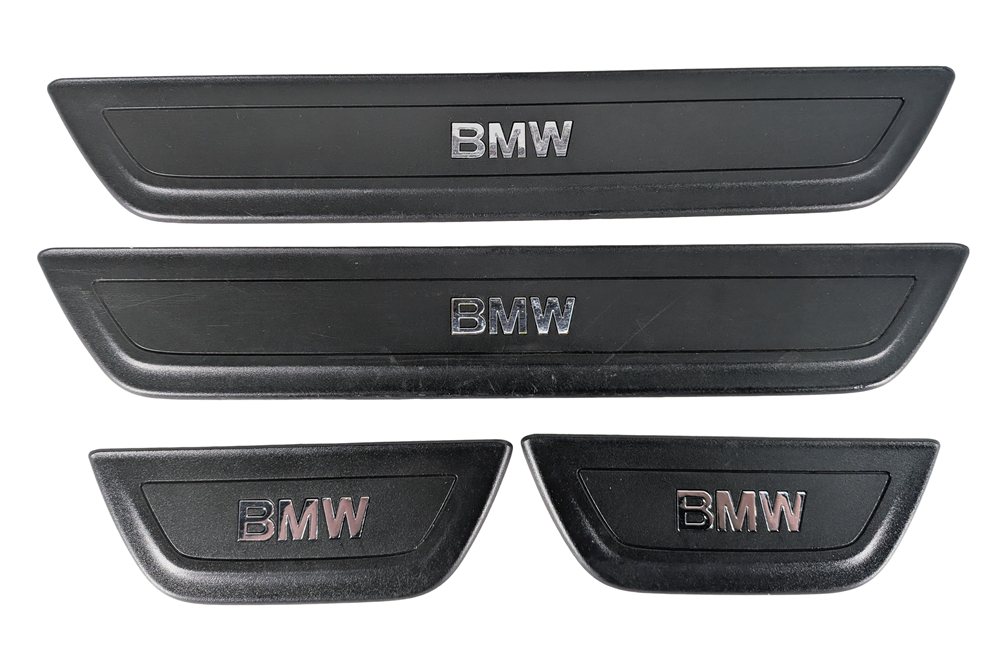 Thumbnail 2: 2014 BMW X3 (F25) FRONT REAR LEFT RIGHT DOOR SILL ENTRY SCUFF PLATE TRIM SET/4