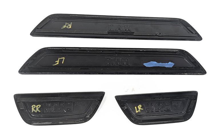 Thumbnail 3: 2014 BMW X3 (F25) FRONT REAR LEFT RIGHT DOOR SILL ENTRY SCUFF PLATE TRIM SET/4