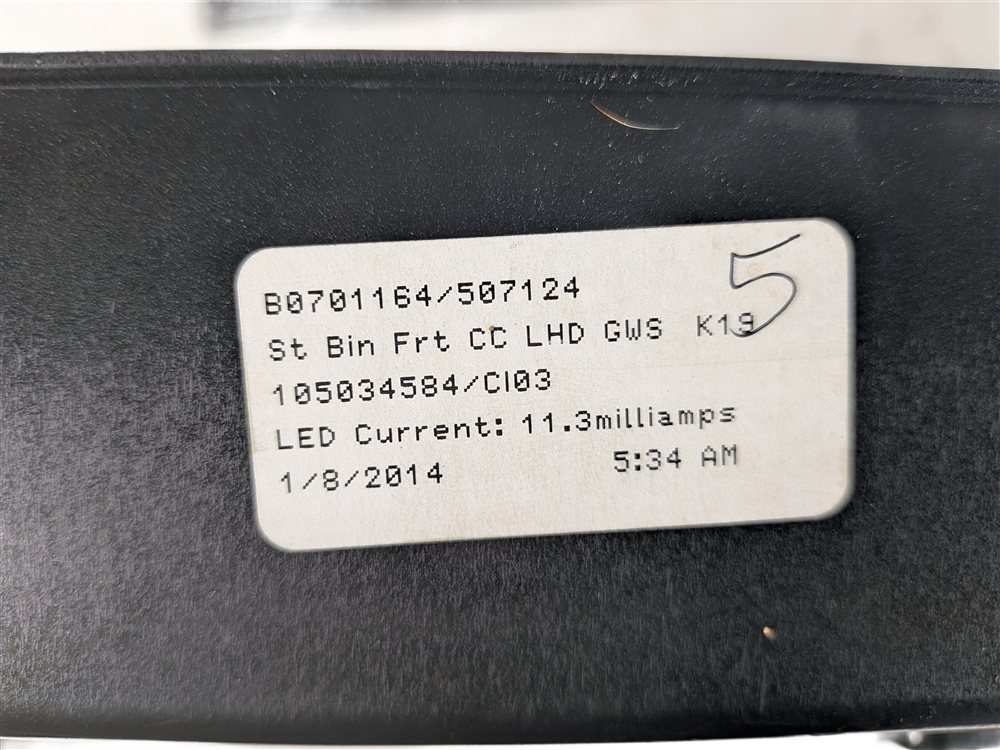 Thumbnail 7: 2014 BMW X3 (F25) FRONT CENTER CONSOLE CUP HOLDER w/STORAGE TRAY POWER SOCKET