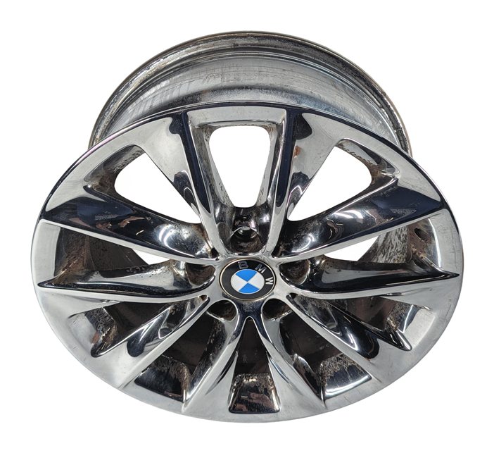 Thumbnail 2: 2011-2017 BMW X3 X4 535i (F25 F26 F10) 18X8 5 SPOKE CHROME ALLOY WHEEL RIM