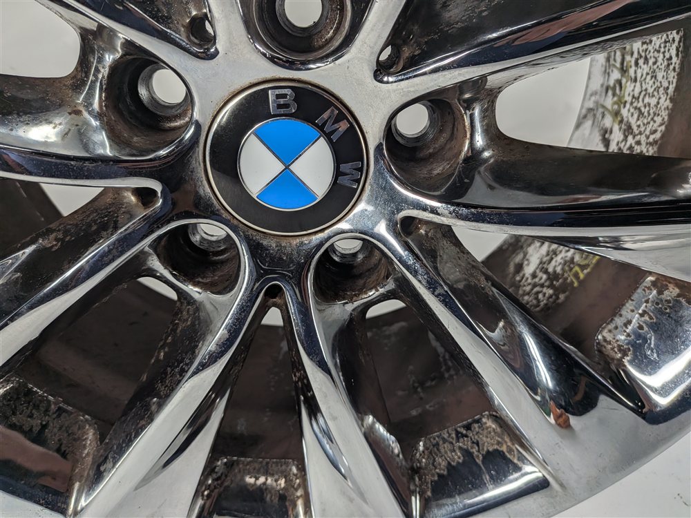 Thumbnail 9: 2011-2017 BMW X3 X4 535i (F25 F26 F10) 18X8 5 SPOKE CHROME ALLOY WHEEL RIM