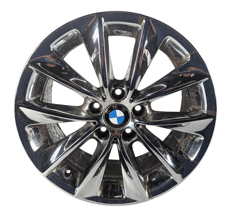 2011-2017 BMW X3 X4 535i (F25 F26 F10) 18X8 5 SPOKE CHROME ALLOY WHEEL RIM