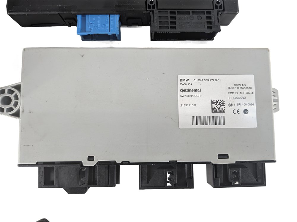 Thumbnail 4: 2014 BMW X3 (F25) 3.0L (N55) ENGINE COMPUTER DME CAS4 GATEWAY IGNITION KEY SET