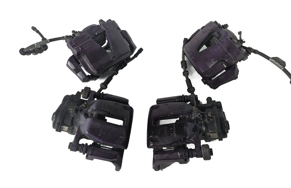 Thumbnail 8: 2010-2011 AUDI S4 (B8 8K) FRONT & REAR LEFT & RIGHT BRAKE CALIPER SET 4