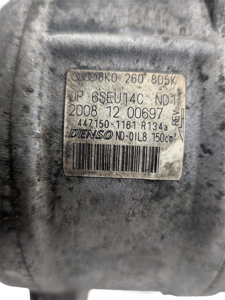Thumbnail 8: 2008-2012 AUDI A4 S4 A5 S5 Q5 (B8 8K 8T 8R) 3.0L / 3.2L A/C AIR COMPRESSOR PUMP