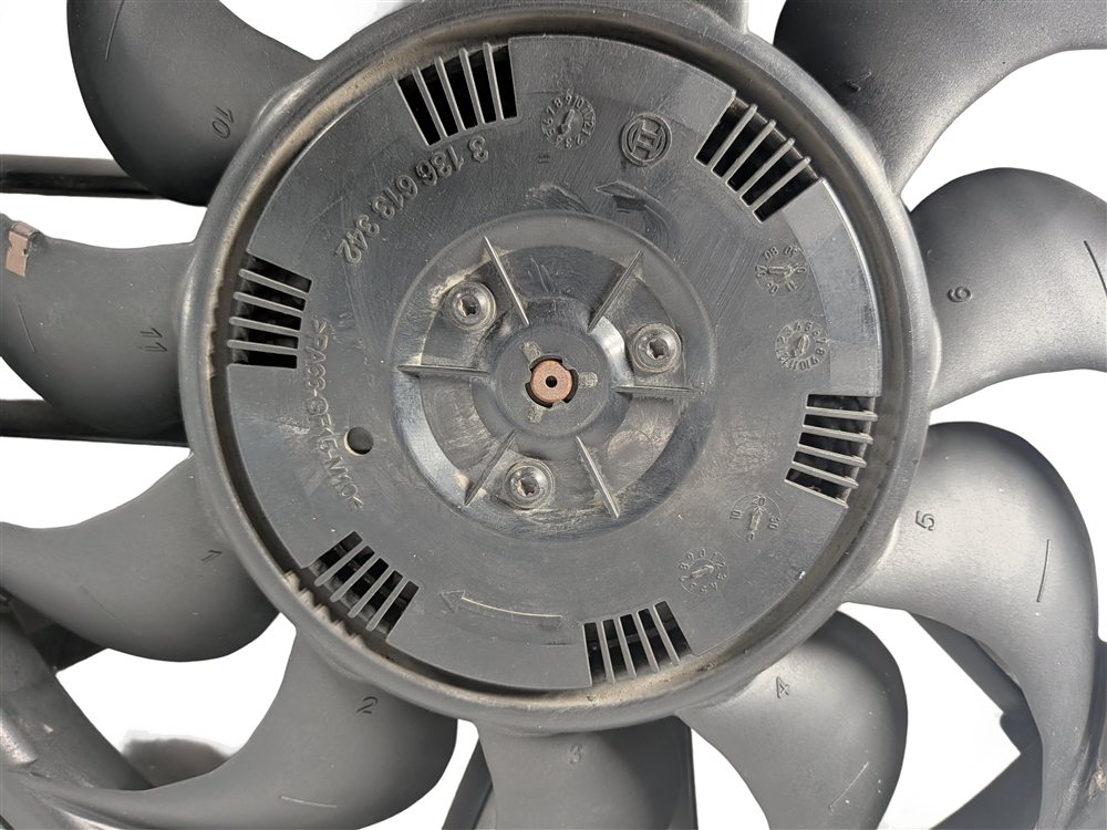 Thumbnail 10: 2009-2012 AUDI A5 S4 S5 (B8 8K 8T 8R) RADIATIOR COOLING FAN ASSEMBLY & SHROUD