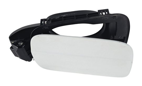 09-16 AUDI A4 S4 (B8 8K) FUEL TANK DOOR LID COVER TRIM w/ HOUSING (White)