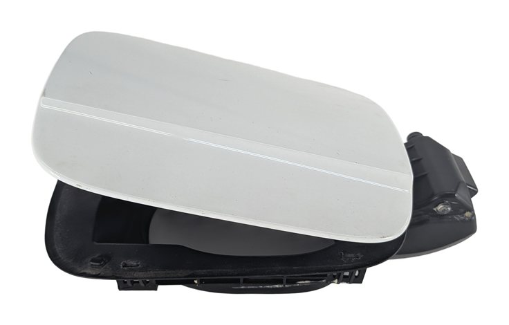 Thumbnail 4: 09-16 AUDI A4 S4 (B8 8K) FUEL TANK DOOR LID COVER TRIM w/ HOUSING (White)