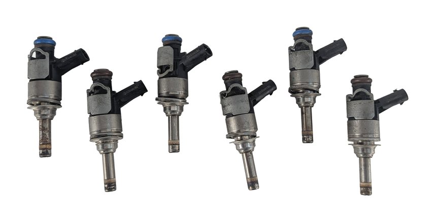 Thumbnail 3: 2009-2011 AUDI A6 S4 S5 (B8 8K 8T C7) 3.0L SUPER ENGINE GAS FUEL INJECTOR SET/6