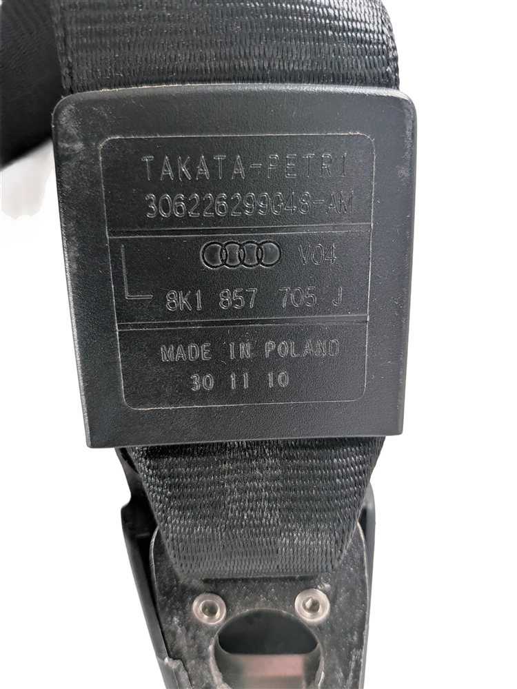 Thumbnail 8: 2009-2016 AUDI A4 S4 (B8 8K) FRONT LEFT DRIVER SEAT SEATBELT RETRACTOR (Black)