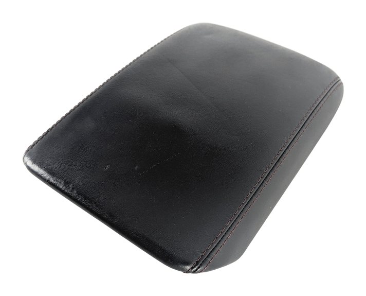 Thumbnail 2: 09-12 AUDI A4 A5 S4 S5 B8 8K 8T CENTER CONSOLE ARMREST LID BLACK w/RED STITCHING