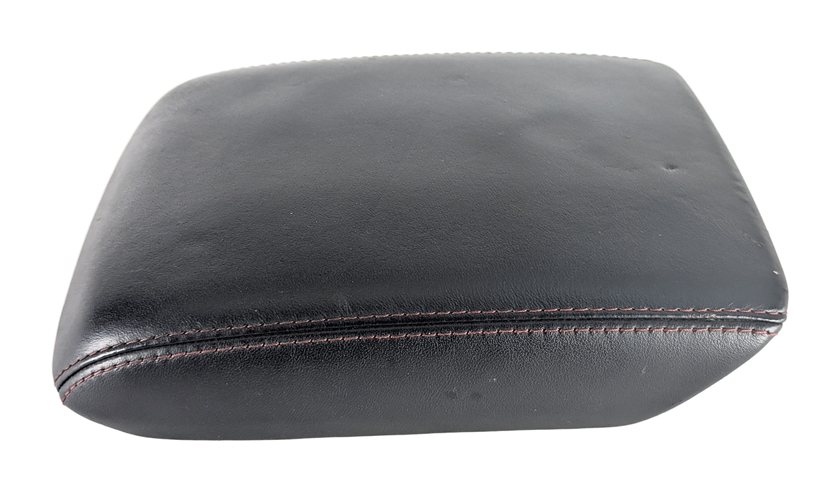 Thumbnail 4: 09-12 AUDI A4 A5 S4 S5 B8 8K 8T CENTER CONSOLE ARMREST LID BLACK w/RED STITCHING