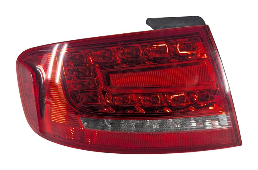 Thumbnail 3: 10-12 AUDI A4 S4 (B8 8K) REAR LEFT DRIVER OUTER TAILLIGHT BRAKE LIGHT LAMP (LED)