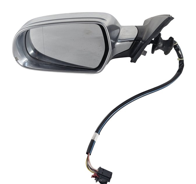 2010-2016 AUDI S4 (B8 8K) LEFT DRIVER HEATED DOOR MIRROR (ALUMINUM) w/ BLINKER