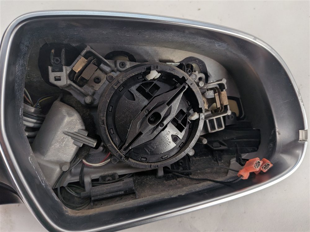 Thumbnail 7: 10-16 AUDI S4 (B8 8K) RIGHT PASSENGER HEATED DOOR MIRROR (ALUMINUM) & BLINKER
