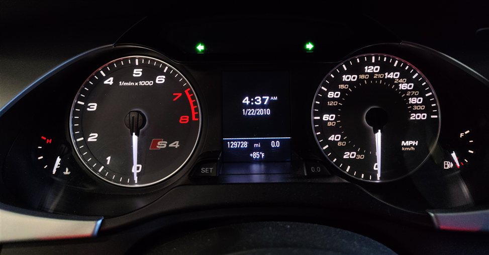 Thumbnail 2: 2011-2012 AUDI S4 (B8 8K) SPEEDOMETER INSTRUMENT GAUGE CLUSTER