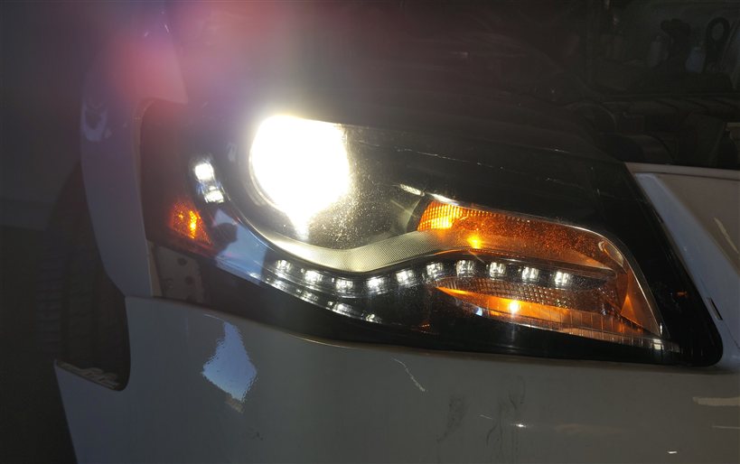 Thumbnail 2: 2011 AUDI S4 (B8 8K) RIGHT PASSENGER HEADLIGHT HEADLAMP XENON HID ASSEMBLY