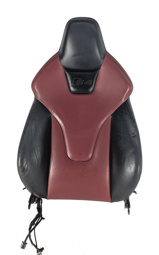 Thumbnail 3: 2011 AUDI S4 (B8 8K) FRONT RIGHT PASSENGER UPPER SEAT BACK CUSHION HEATED (Red)