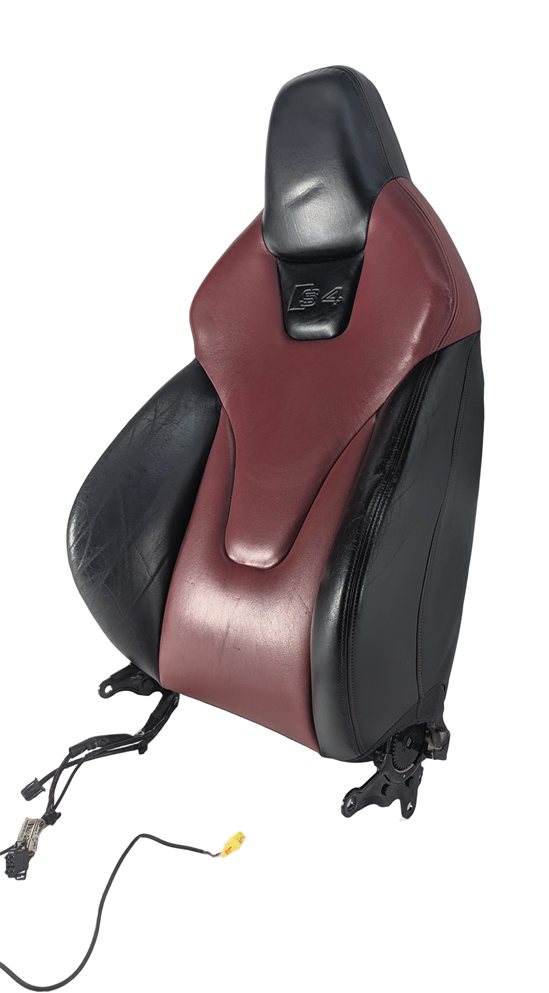 Thumbnail 4: 2011 AUDI S4 (B8 8K) FRONT RIGHT PASSENGER UPPER SEAT BACK CUSHION HEATED (Red)
