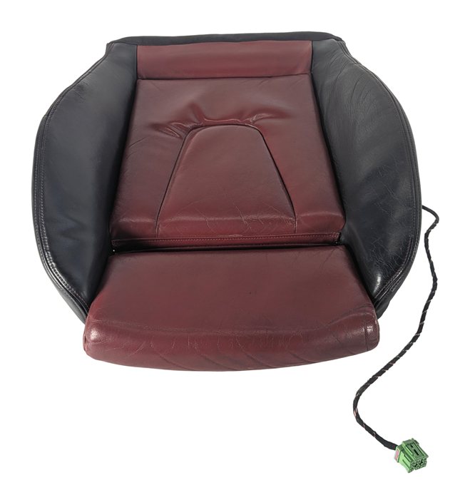 2011 AUDI S4 (B8 8K) FRONT LEFT DRIVER SEAT BOTTOM CUSHION HEATED (Red)