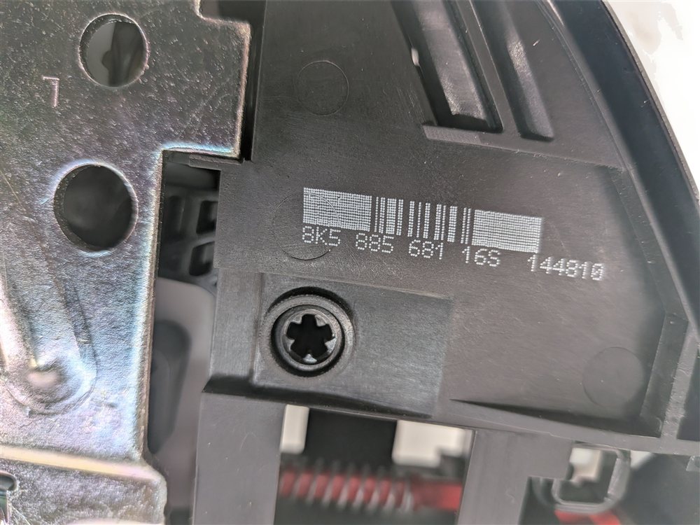 Thumbnail 4: 2011 AUDI S4 (B8 8K) REAR LEFT SEAT BACK FOLDING RELEASE LATCH HANDLE LOCK