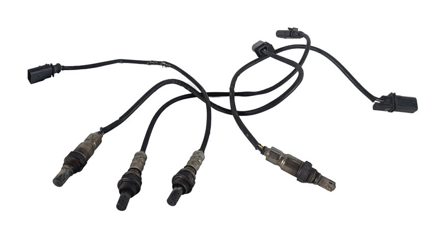 Thumbnail 2: 2011 AUDI S4 (B8 8K) 3.0L SUPER (CCBA) ENGINE OXYGEN O2 LAMBDA SENSOR SET/4