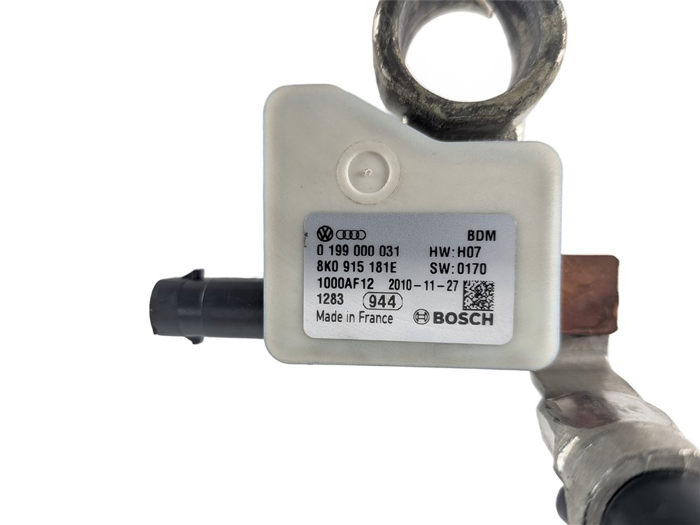 Thumbnail 4: 2011 AUDI S4 (B8 8K) 3.0L NEGATIVE GROUND BATTERY CABLE w/ MONITOR SENSOR