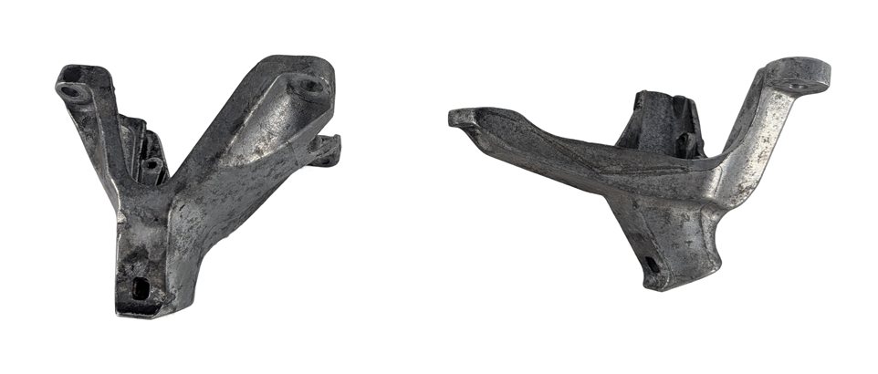 Thumbnail 4: 2011 AUDI S4 (B8 8K) 3.0L CCBA LEFT & RIGHT ENGINE MOTOR MOUNT BRACKET SET/2