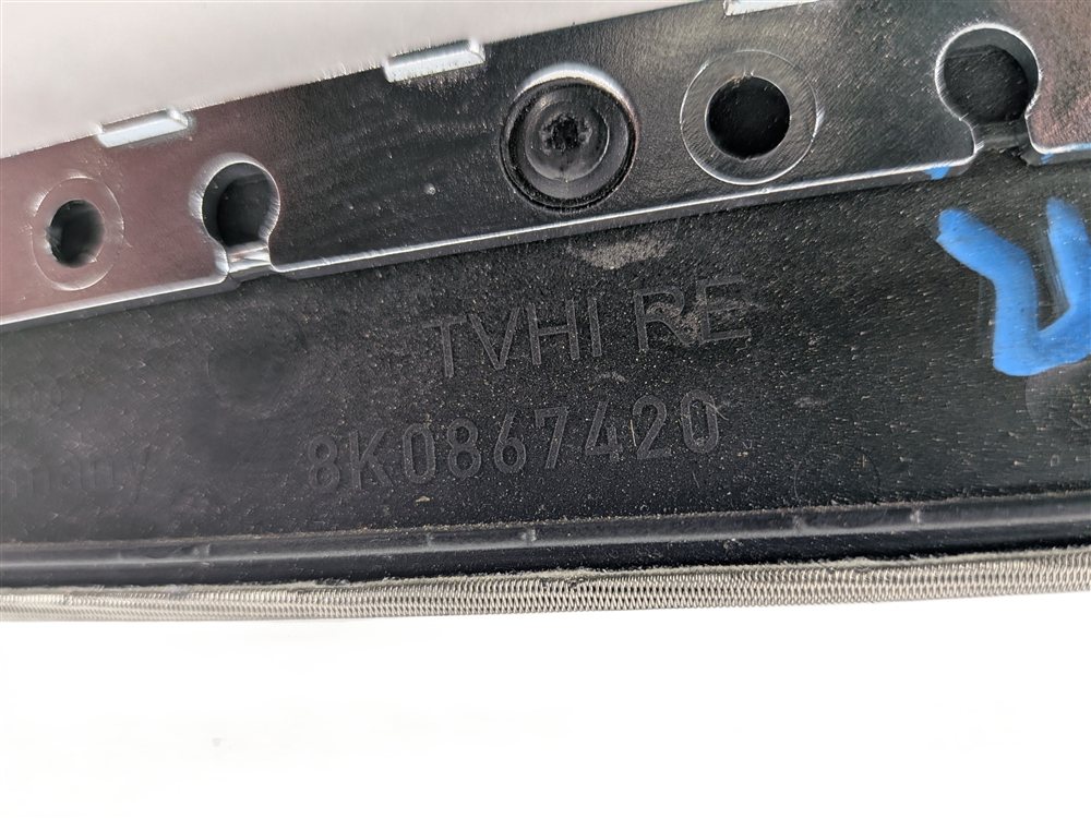 Thumbnail 19: 2011 AUDI S4 (B8 8K) INTERIOR DASH DOOR TRIM INSERT SET/5 (Stainless)