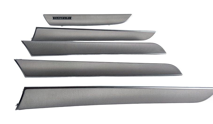 Thumbnail 2: 2011 AUDI S4 (B8 8K) INTERIOR DASH DOOR TRIM INSERT SET/5 (Stainless)