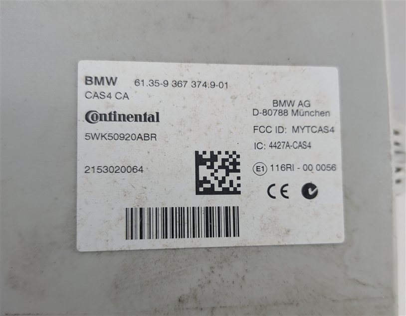 Thumbnail 14: 2016 BMW 535D F10 3.0L N57 DDE CAS GATEWAY KEY IGNITION LOCK MODULE SET