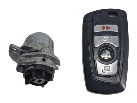 Thumbnail 4: 2016 BMW 535D F10 3.0L N57 DDE CAS GATEWAY KEY IGNITION LOCK MODULE SET