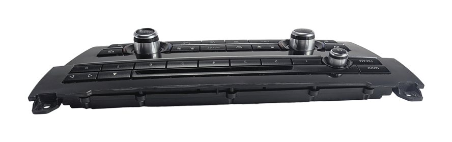 Thumbnail 5: 11-16 BMW 5 M5 SERIES (F10) HEATER A/C TEMPERATURE & RADIO CONTROL PANEL (BLACK)