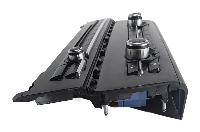 Thumbnail 6: 11-16 BMW 5 M5 SERIES (F10) HEATER A/C TEMPERATURE & RADIO CONTROL PANEL (BLACK)