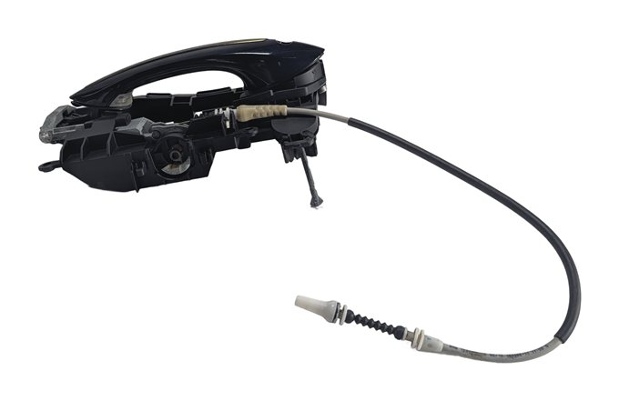 Thumbnail 6: 11-16 BMW 528i 535i 550i M5 (F10) LEFT FRONT DRIVER COMFORT DOOR HANDLE(Black)