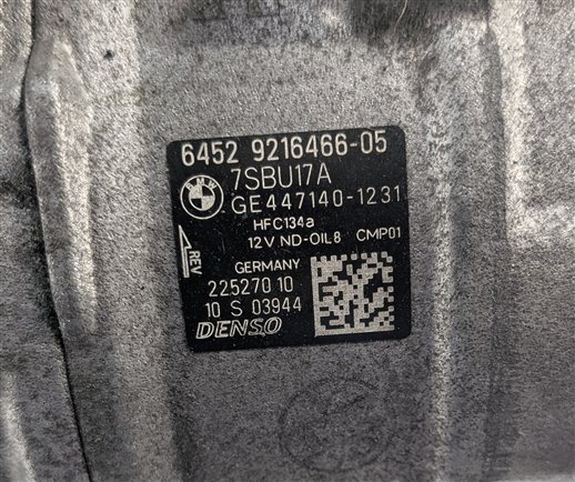 Thumbnail 9: 12-18 BMW 328i 428i 535i 740i X5 (F30 F31 F33 F01 F10 F15) A/C COMPRESSOR PUMP