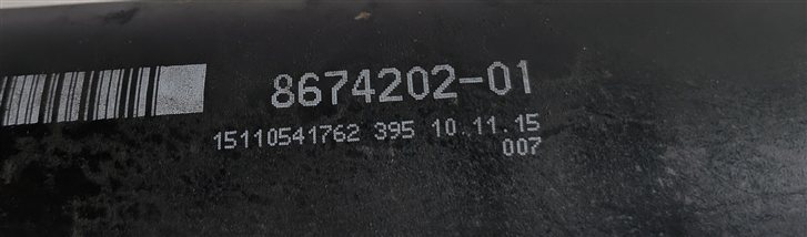 Thumbnail 4: 2011-2016 BMW 528i 535i 550i F10 REAR DRIVE SHAFT PROPELLER SHAFT