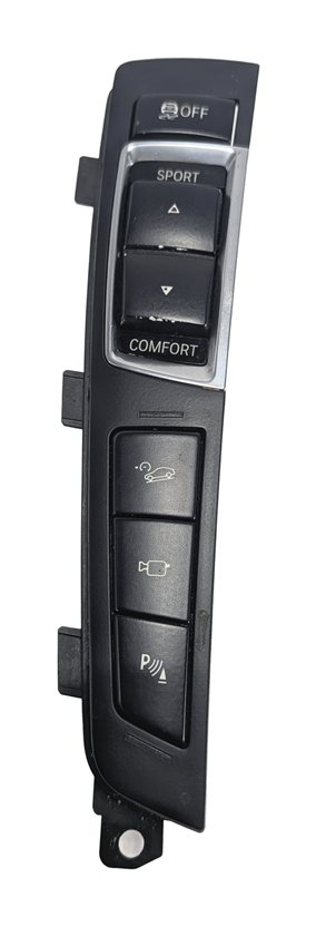Thumbnail 2: 2016 BMW 535D F10 SPORT COMFORT DTC OFF TAILGATE PDC CONTROL SWITCH PANEL