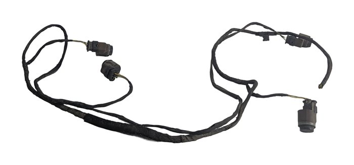Thumbnail 2: 2016 BMW 535D F10 BUMPER PARK ASSIST PDC SENSOR SET w/WIRING HARNESS (Black)