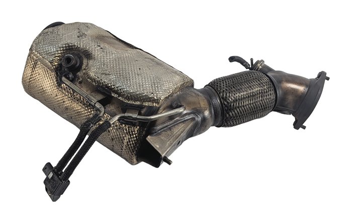 Thumbnail 3: 2016 BMW 535D F10 3.0L N57 DIESEL PARTICULATE FILTER DPF w/FLEX PIPE SENSORS