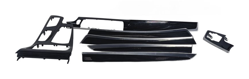 Thumbnail 2: 2016 BMW 535D F10 INTERIOR DASH CENTER CONSOLE DOOR TRIM SET (Fineline)