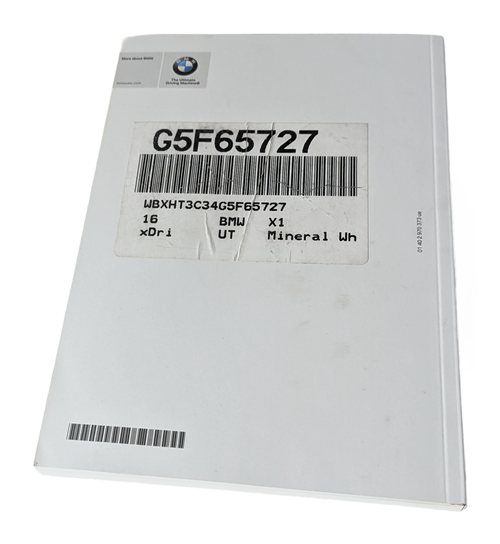 Thumbnail 10: 2016 BMW X1 (F48) 2.0L OWNER'S MANUAL BOOKLET GUIDE HANDBOOK w/ CASE SET/4