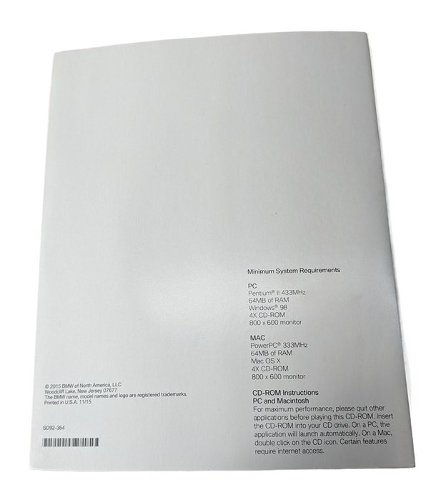 Thumbnail 4: 2016 BMW X1 (F48) 2.0L OWNER'S MANUAL BOOKLET GUIDE HANDBOOK w/ CASE SET/4