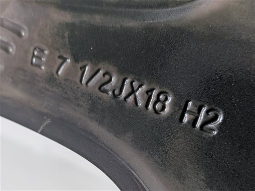 Thumbnail 8: 2016-2020 BMW X1 X2 (F39 F48) 18x7.5 ALUMINUM ALLOY Y-SPOKE WHEEL RIM