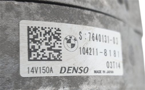 Thumbnail 7: 14-20 BMW X1 X2 MINI COOPER CLUBMAN COUNTRYMAN 180 AMP ALTERNATOR GENERATOR