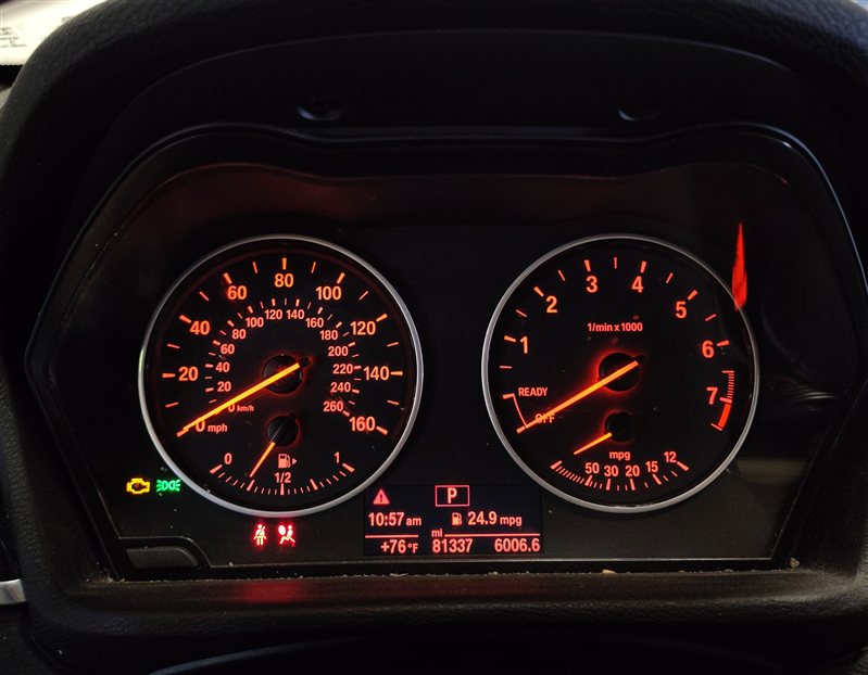 Thumbnail 2: 2015-2017 BMW 228i X1 (F45 F48) SPEEDOMETER INSTRUMENT GAUGE CLUSTER (81k)