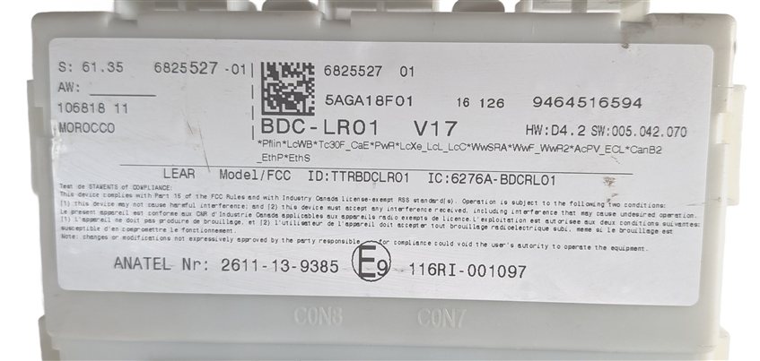 Thumbnail 5: 2016-2018 BMW X1 X2 (F39 F48) MINI COOPER CLUBMAN 2.0L DME BCM MODULE KEY SET