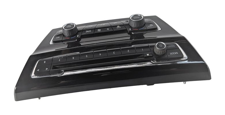Thumbnail 3: 16-20 BMW X1 X2 (F39 F48) A/C HEAD CLIMATE RADIO CONTROL PANEL w/ TRIM