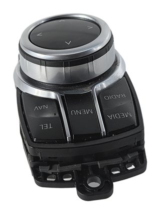 Thumbnail 4: 2016-2020 BMW i3 X1 F48 iDRIVE MEDIA CONTROL KNOB DIAL BUTTON PANEL